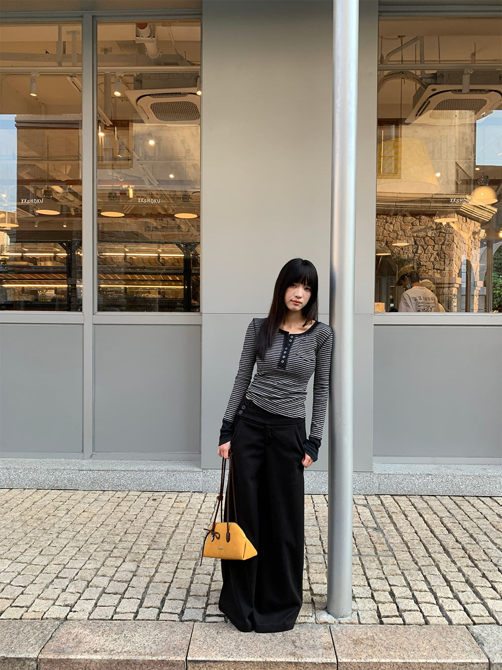 Women's Stylish Side-Button Suit Pants